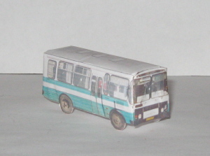 Бумажная модель автобуса ПАЗ-3205 №700