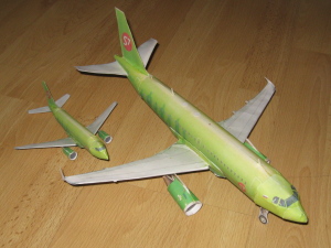 Бумажная модель Airbus A319