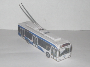 4815 - бумажный троллейбус