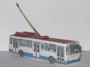 Модель троллейбуса МТРЗ-5279