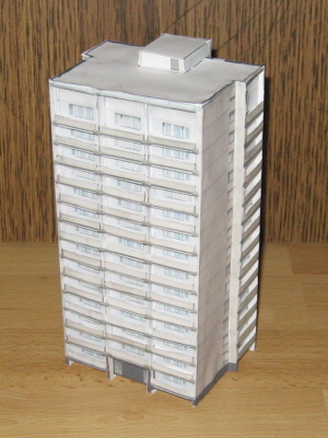 Модель панельного дома